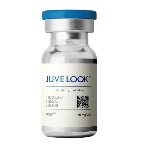 Juvelook PDLLA skin booster equipment on a clinic tray near Incheon Airport — editorial photograph for a six-hour layover plan